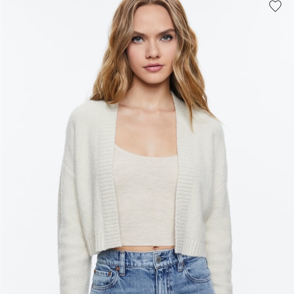 Alice and Olivia cardigan in color oatmeal.